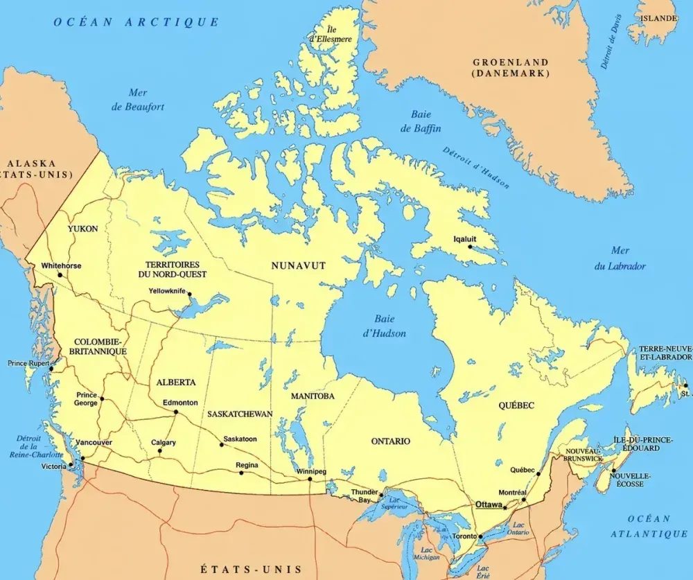 Quiz Géographie : Canada